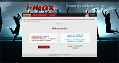 Desktop Screenshot of i-max.sk